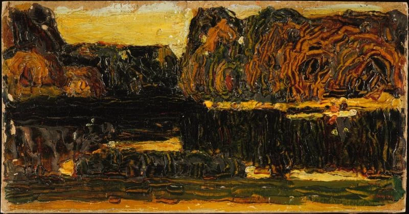 Monaco di Baviera, Giardino inglese (lago con barca), vers 1902 - 1903
